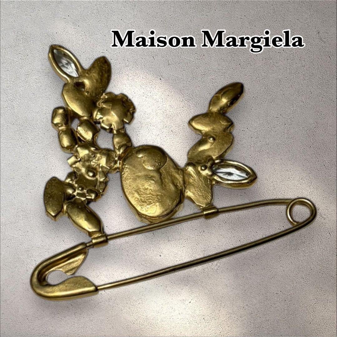 Maison Margiela ゴールドカラー ブローチ 定価72,600円