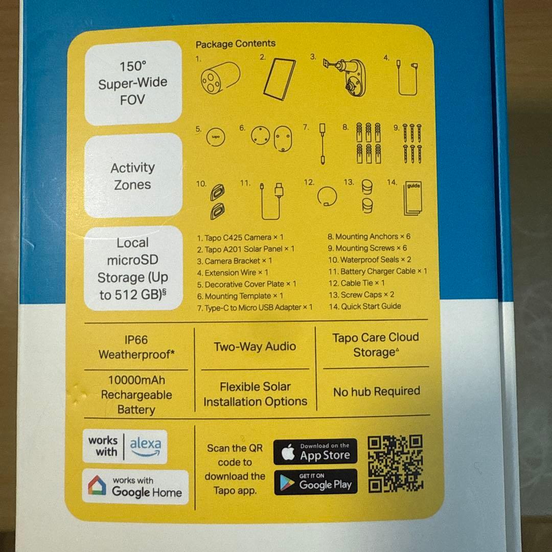 防犯カメラ Tapo C425 KIT