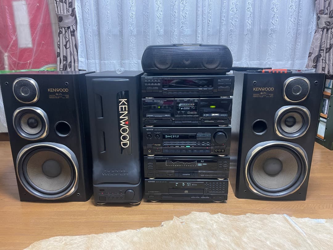 KENWOOD ROXY J7 コンポ （リモコン、取説付）