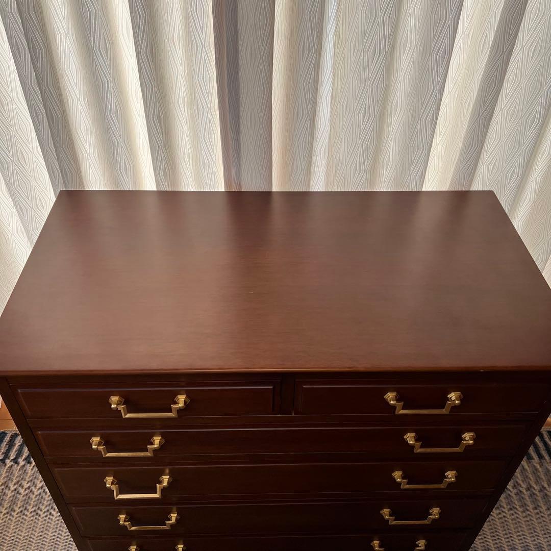 maruni マルニ 地中海シリーズ 5段チェスト6杯 アンティーク調 収納北欧