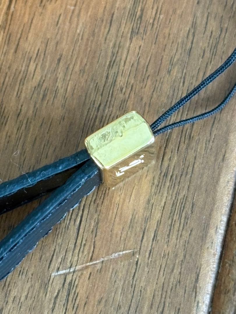 【未使用】LOUIS VUITTON ブラックレザー ストラップ