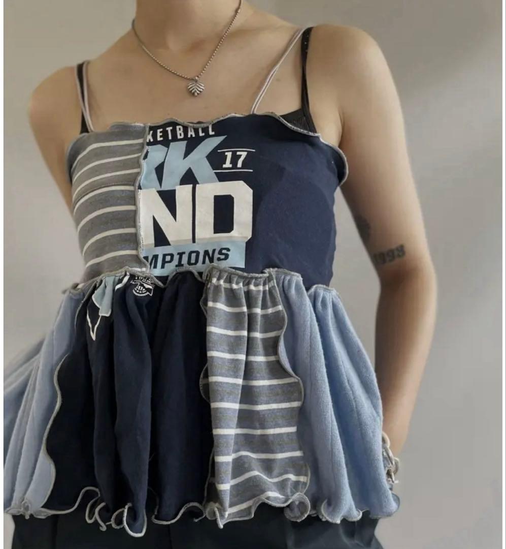 に*迎様 【USED】Chinatsu Aoyama メローリメイクキャミソール