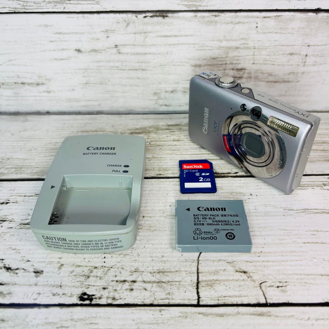 【動作良好】CanonデジタルカメラIXY DIGITAL 110IS シルバー