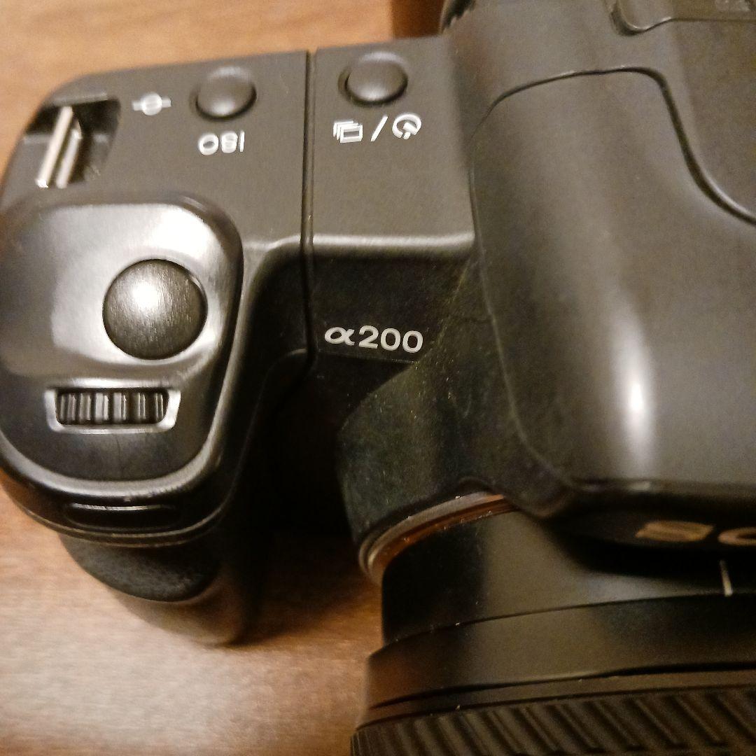 Sony α200 デジタル一眼カメラ レンズ4本付き