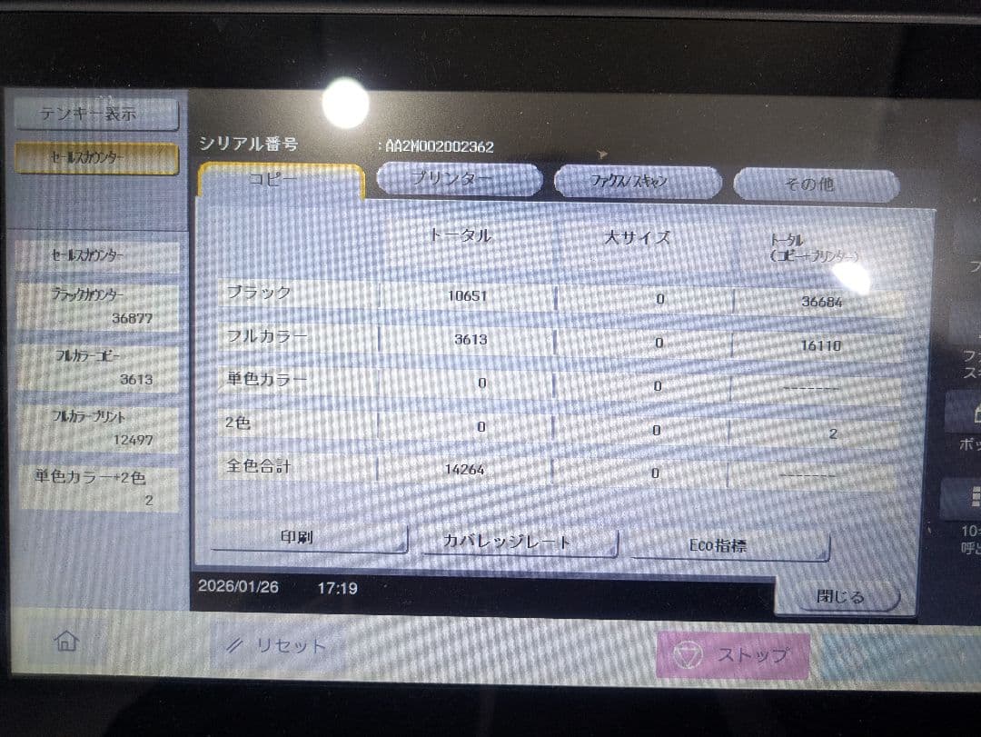 Konica Minolta bizhub C250i 本体