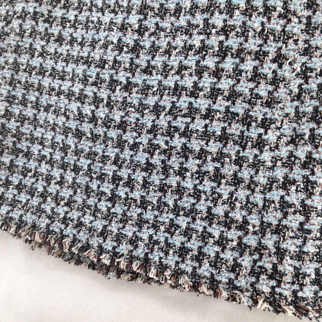 バッカ トゥモローランド ロングベスト 中綿 ツイード フリンジ オーバーサイズ