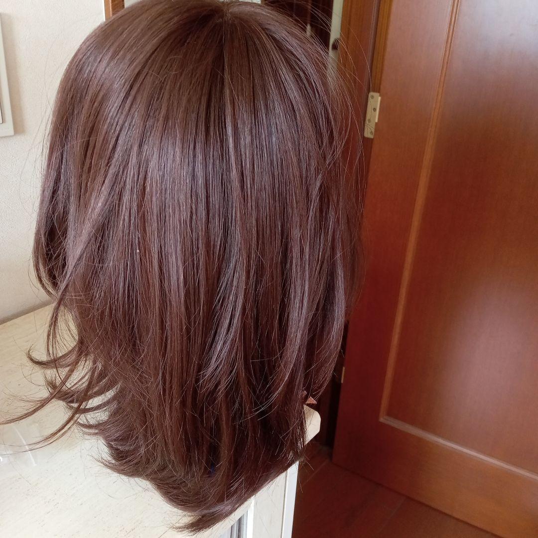 【新品】リネアストリア　 昼下がりのリリーチョコブラウン 人毛 ミックスタイプ