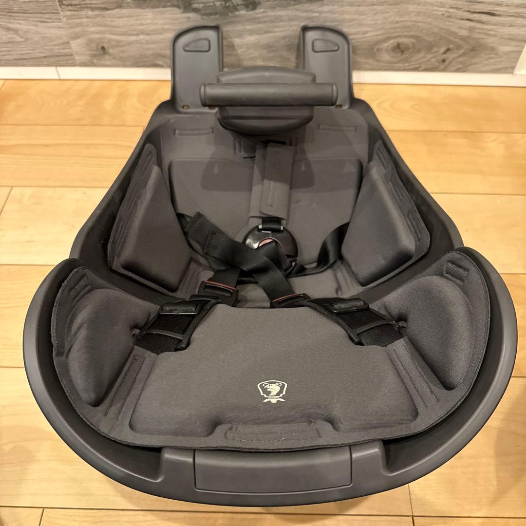 bikke ビッケ フロントチャイルドシート　未使用品ダークグレークッション付