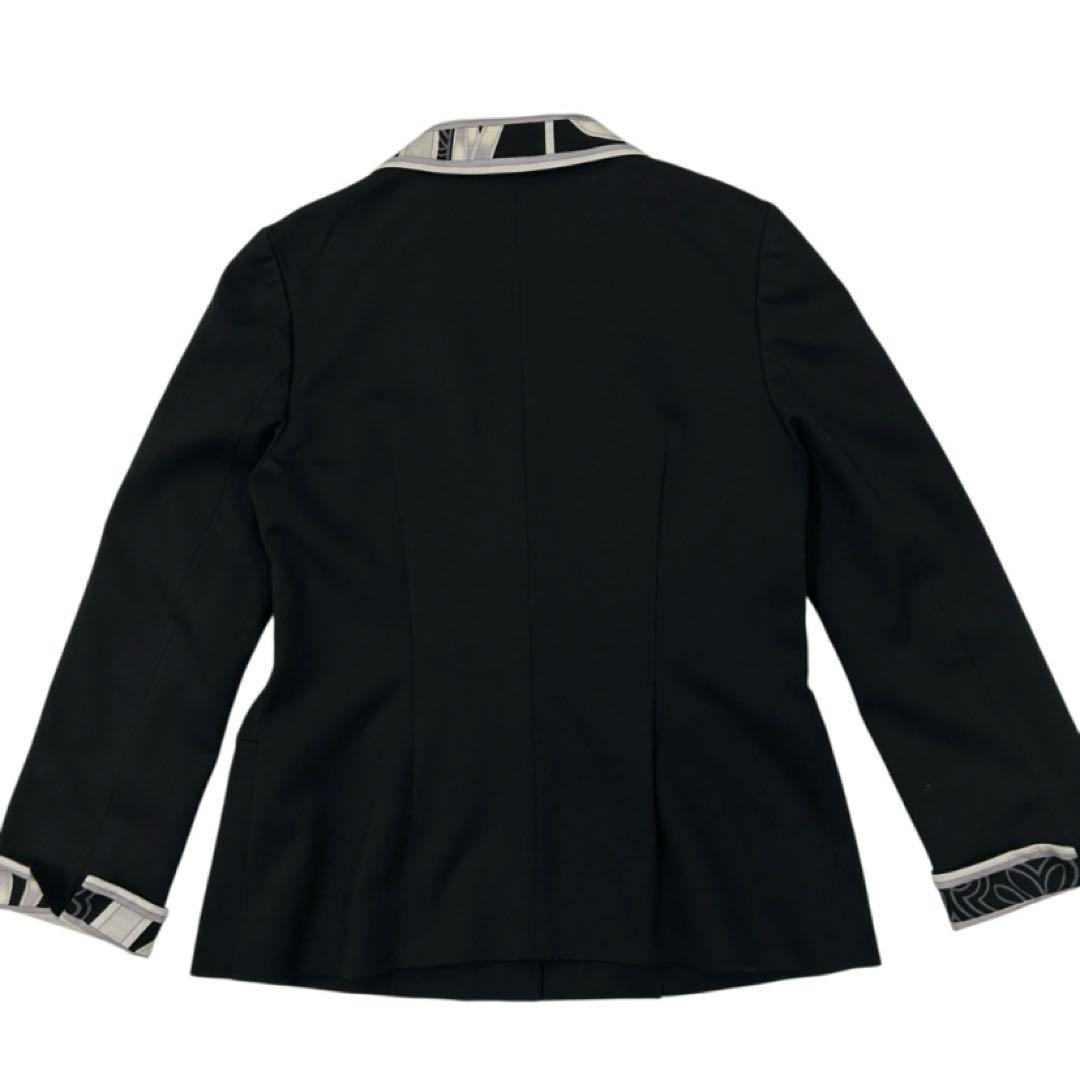 美品 三共生興 LEONARD テーラードジャケット モノトーンカラー