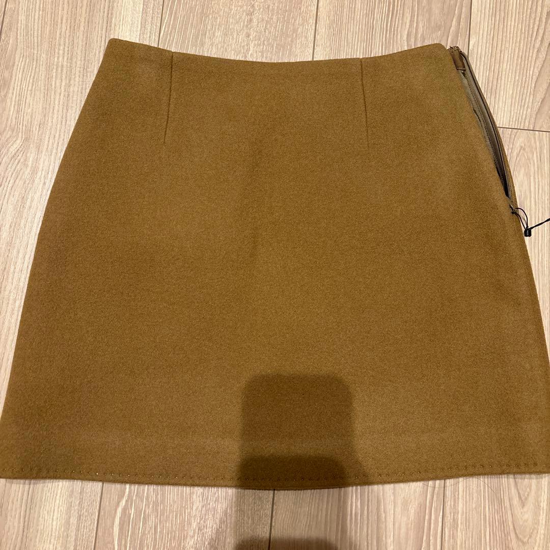 【新品】完売品　anuans　アニュアンス　ウール　ミニスカート