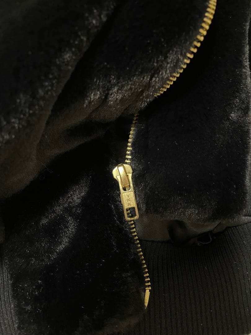 LIZLISA うさみみファーブルゾン 黒 リズリサ