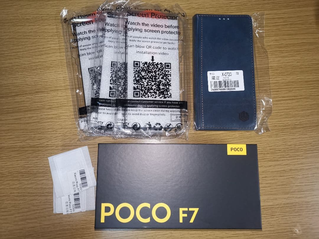 新品未使用 POCO F7 ブラック 国内版 12GB 256GB Xiaomi
