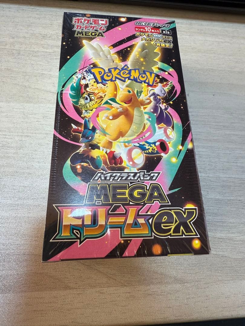 シュリンク付き　ポケモンカードゲーム MEGAドリームEX 1BOX