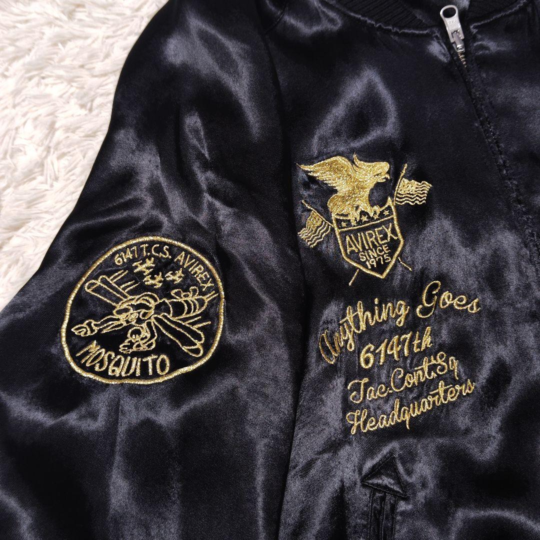 ジャケット・アウター AVIREX SOUVENIR JACKET FIFTH AIR FORCE