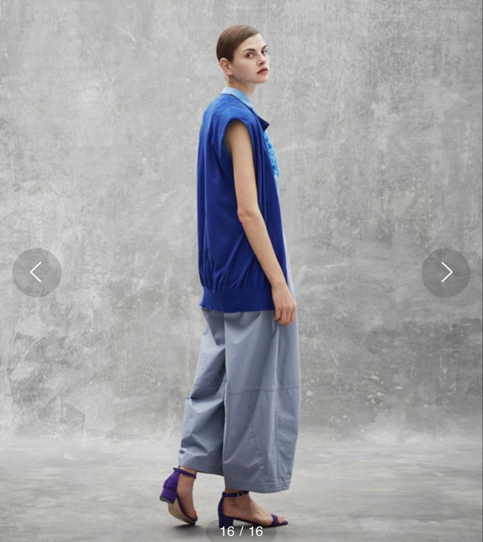 りんドゥロワー　カーゴパンツ　ブルーグレー 36 コットン