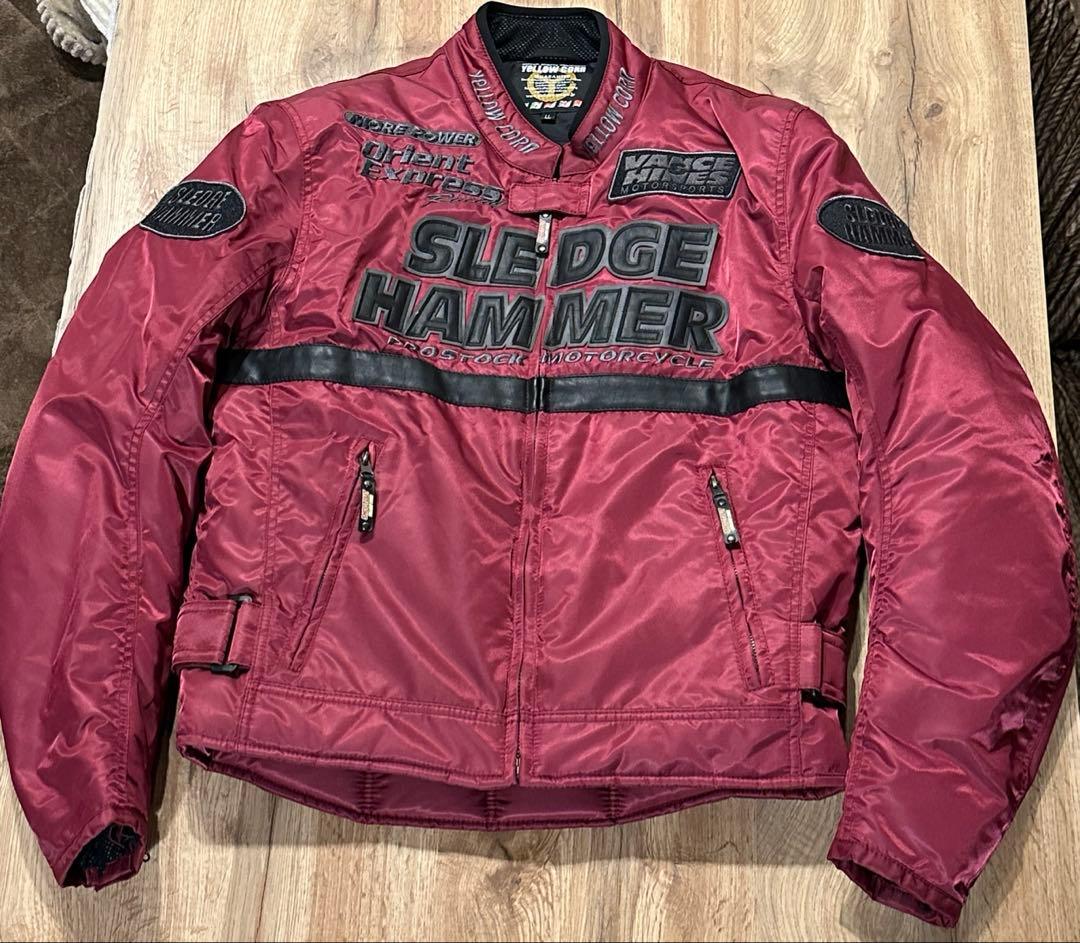 イエローコーン スレッジハマー レーシングジャケット LL バーガンディ