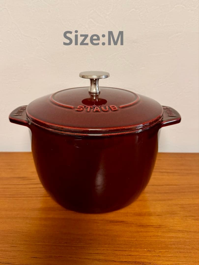 staub ストウブ ラ ココット de GOHAN M 16cm グレナディン