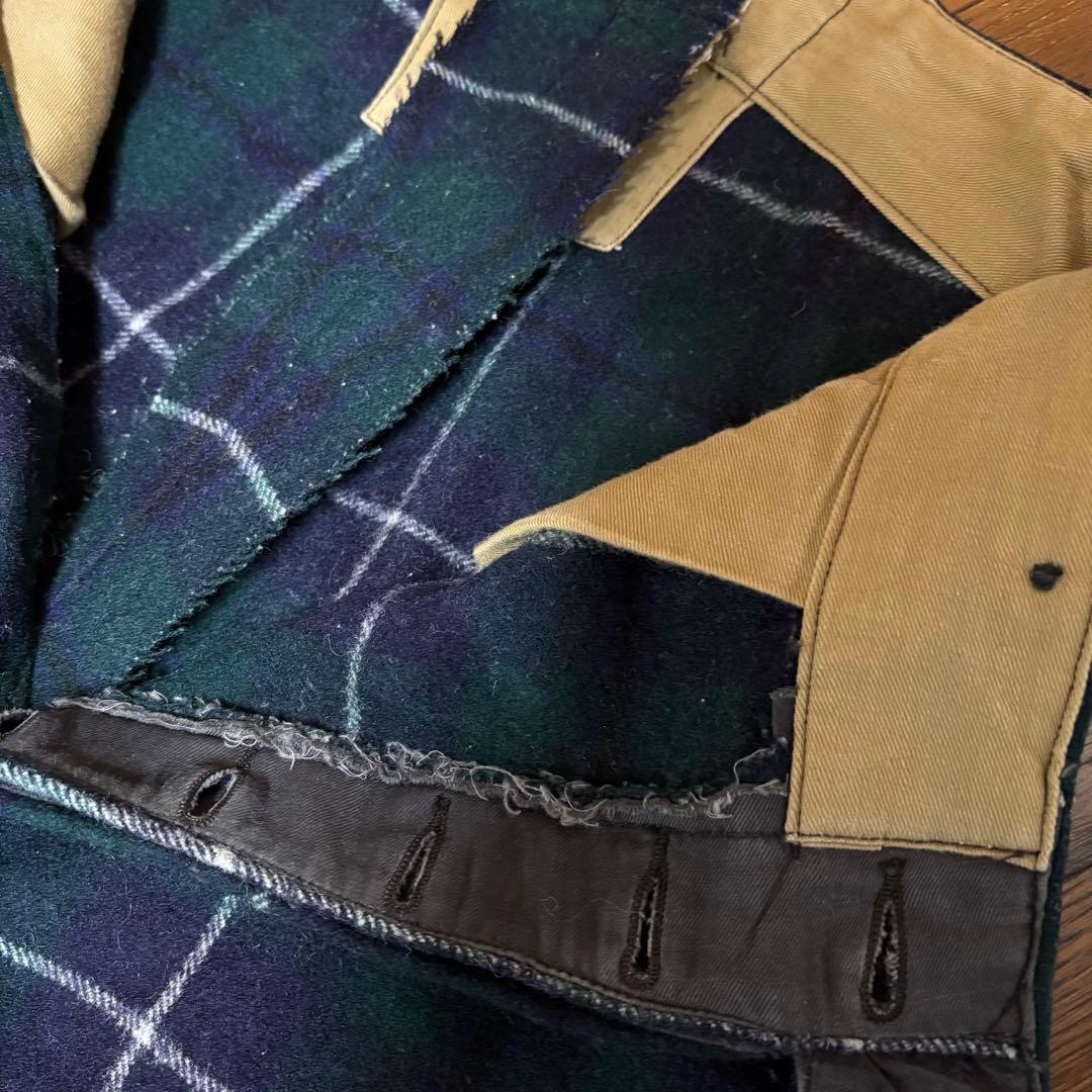 40's 50's スコットランド軍 セレモニーパンツ ブラックウォッチ