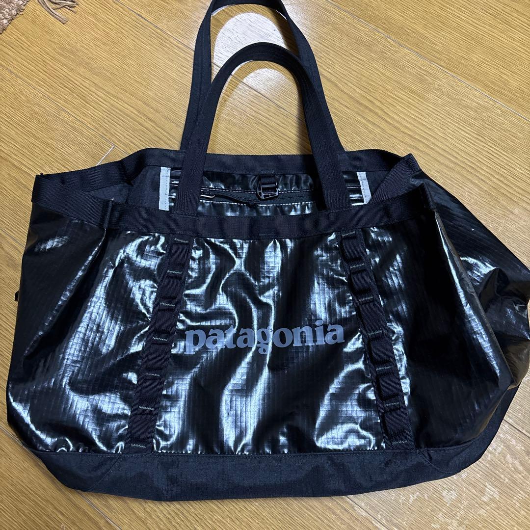 パタゴニア黒トートバッグ25L　Patagonia