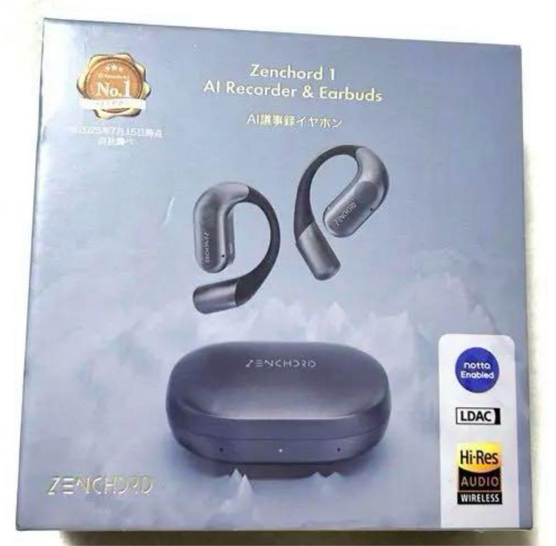 ZENCHORD 1 ワイヤレスイヤホン AIレコーダー　色　ホワイト