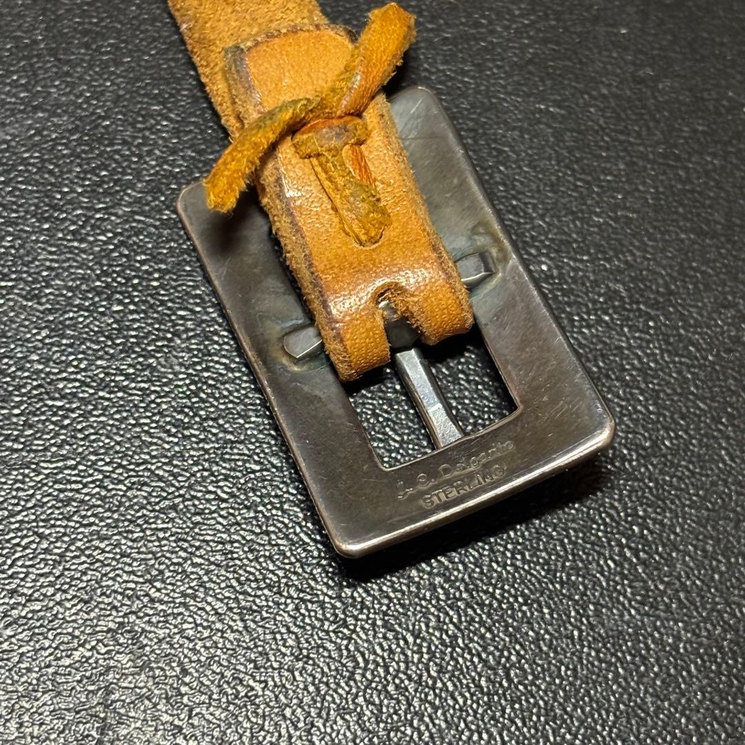 インディアンジュエリー　ナバホ族　Navajo レザー ベルト