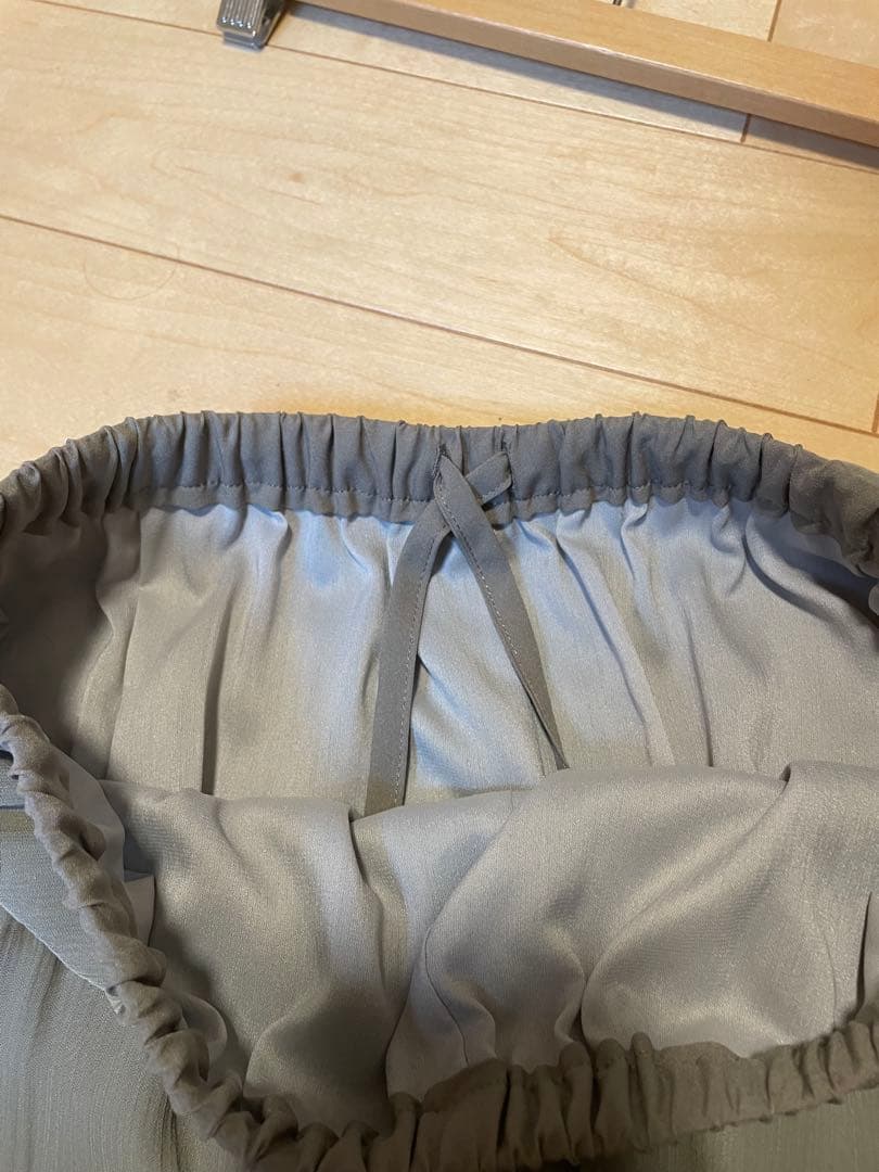 ビアズリー　プリーツガウチョパンツ