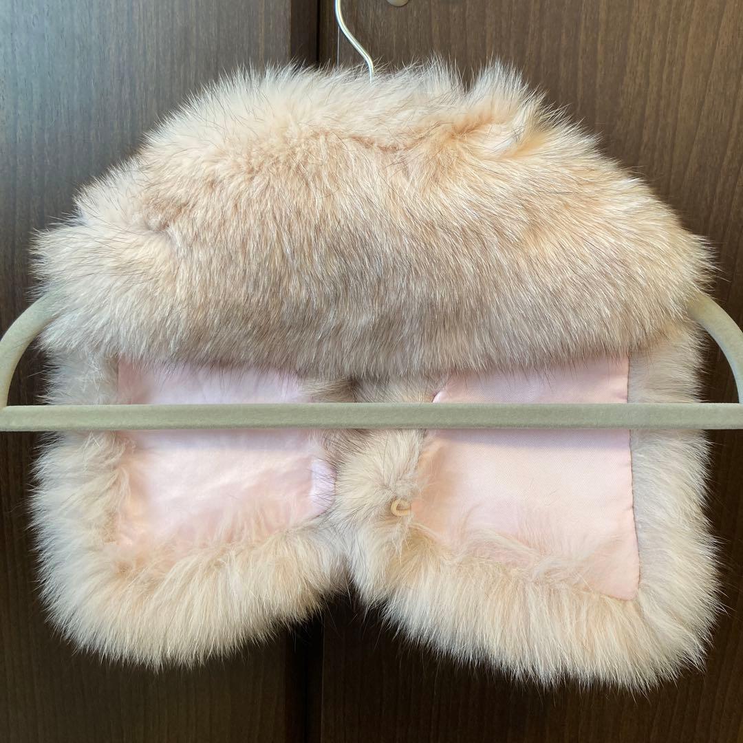 ハロッズ　フォックスファーウールコート