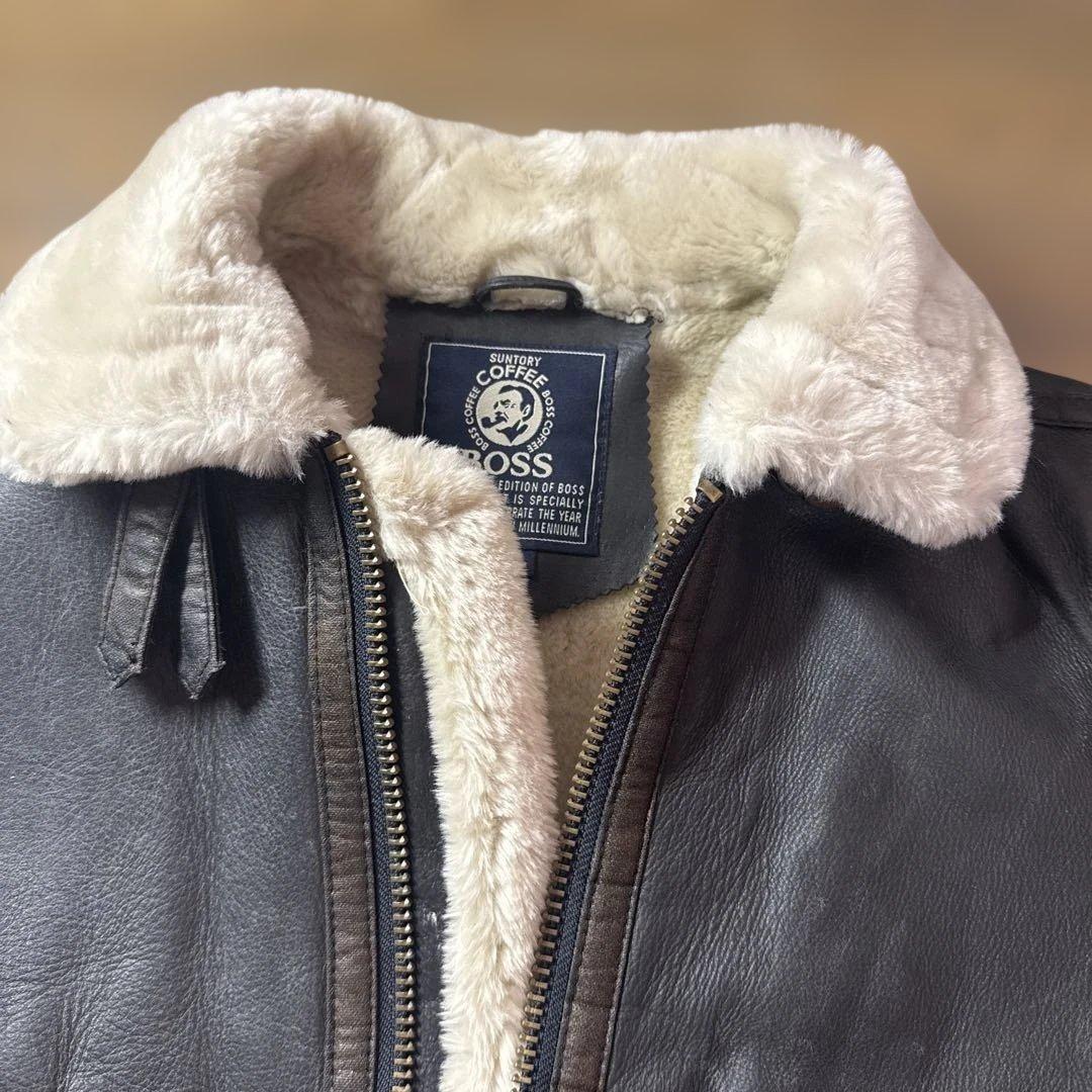 SUNTORY BOSSジャン　2000年限定B-3フライトジャケットボスジャン