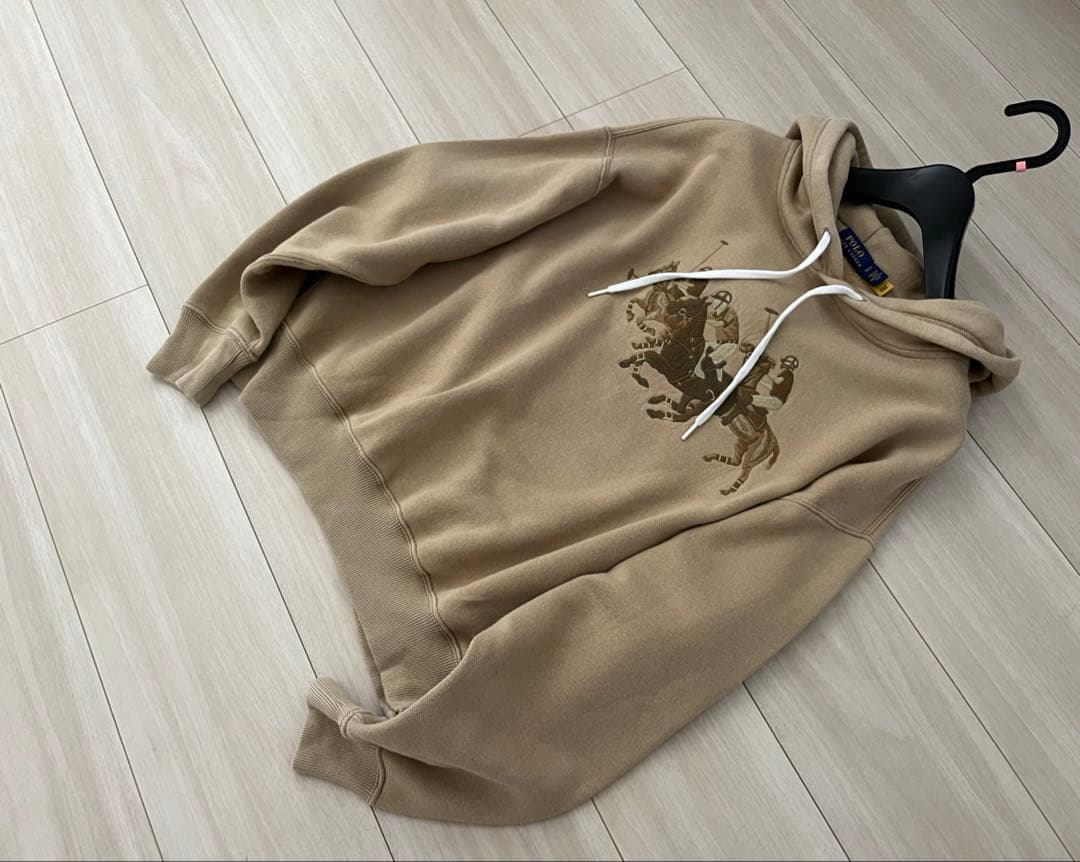 POLO RALPH LAURENトリプルポニードロップショルダーパーカー裏起毛