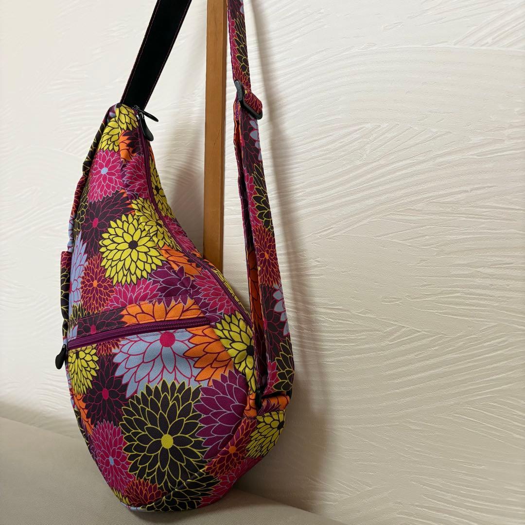 美品　ヘルシー バックバッグ Sサイズ マルチカラー