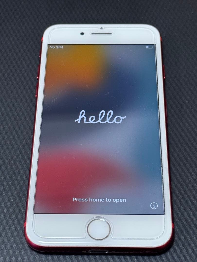 iPhone 7 (PRODUCT RED) au 本体とiFaceケース