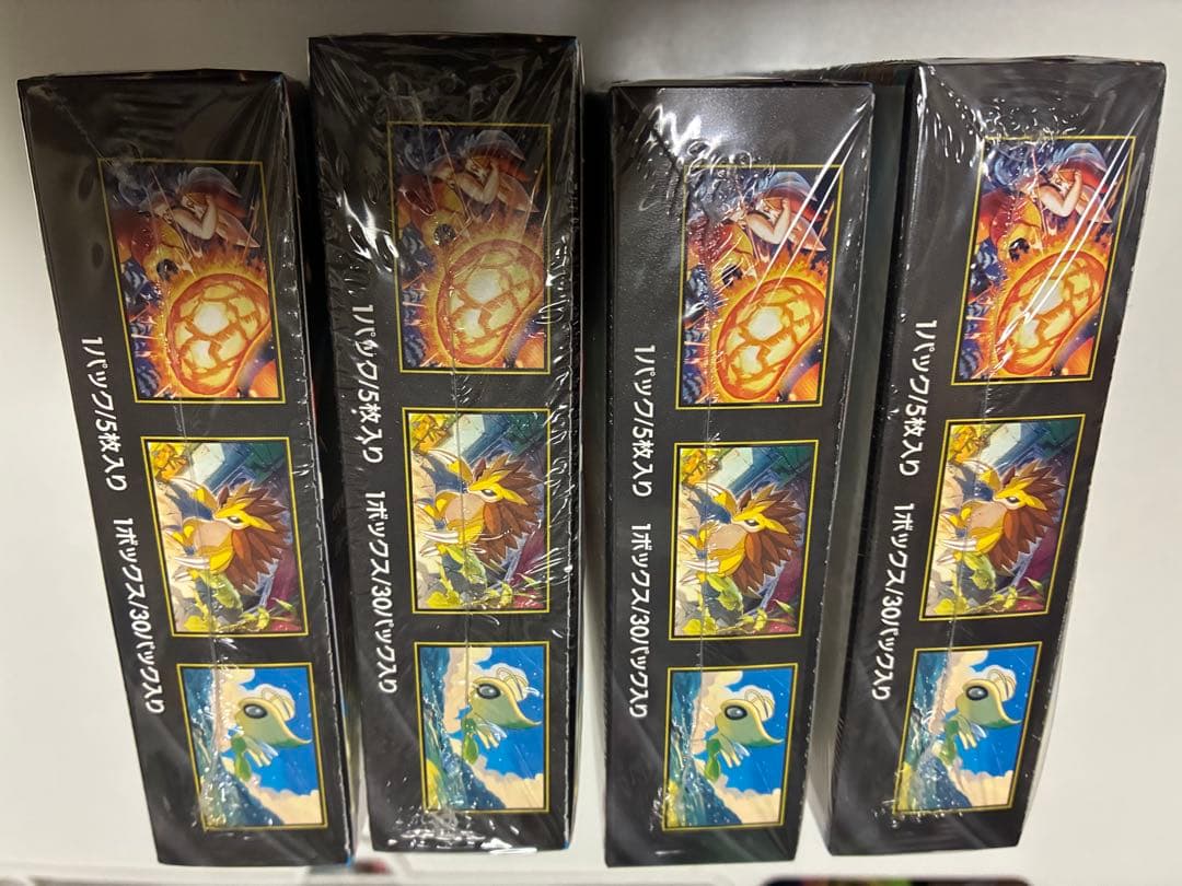 ポケモンカード メガブレイブ 4BOXシュリンク付き