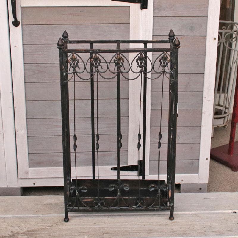 アイアン傘立て 鉄製 34.5cm ロートアイアンシャビーシック 128-061