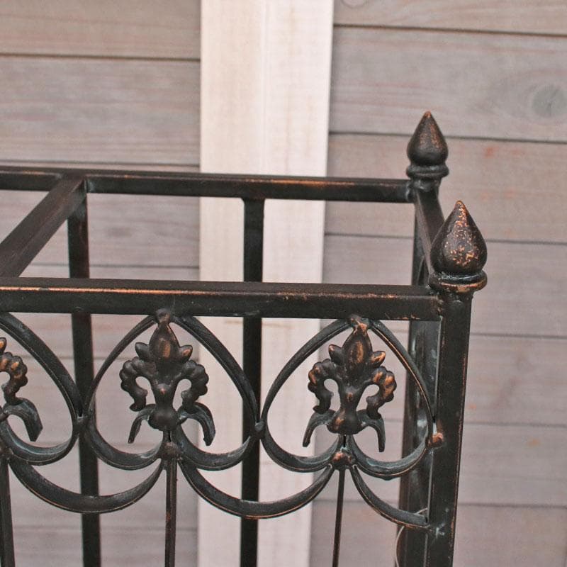 アイアン傘立て 鉄製 34.5cm ロートアイアンシャビーシック 128-061