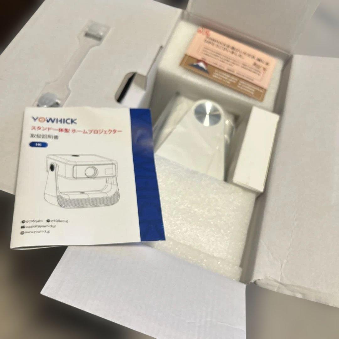 YOWHICK プロジェクター 4K　ホワイト