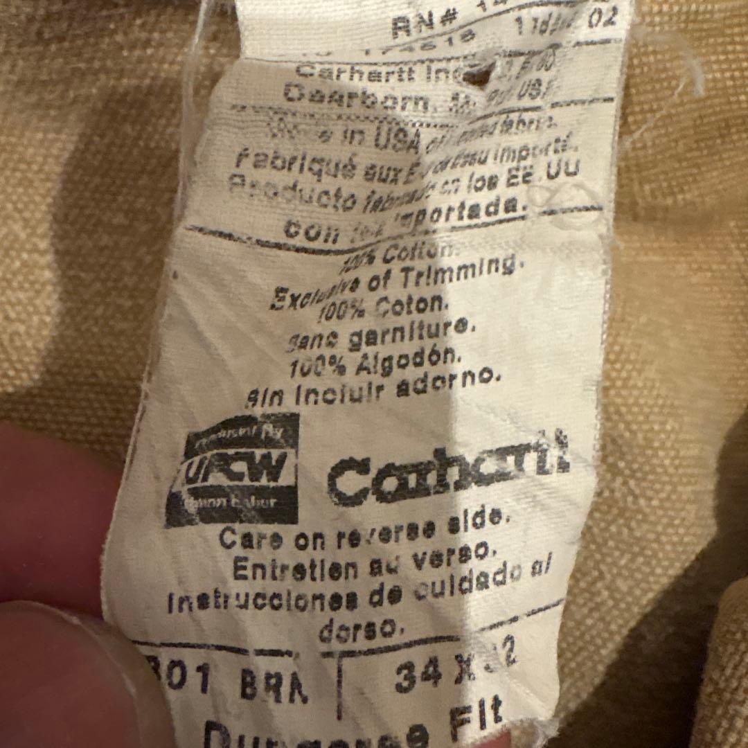 USA製 carhartt カーハート ペインターパンツ ダブルニー