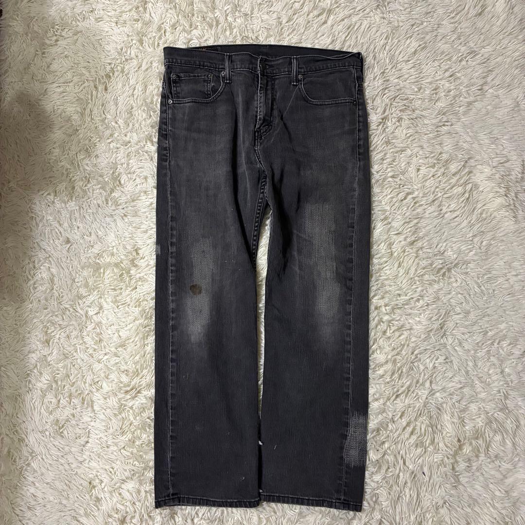 コロンビア製 levi's ブラックデニム リーバイス 569【W33 L30】