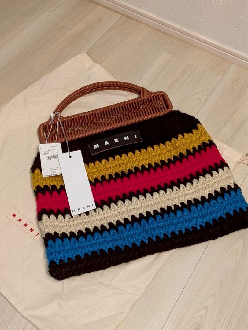 MARNIマーケット マルチカラー クロシェバック