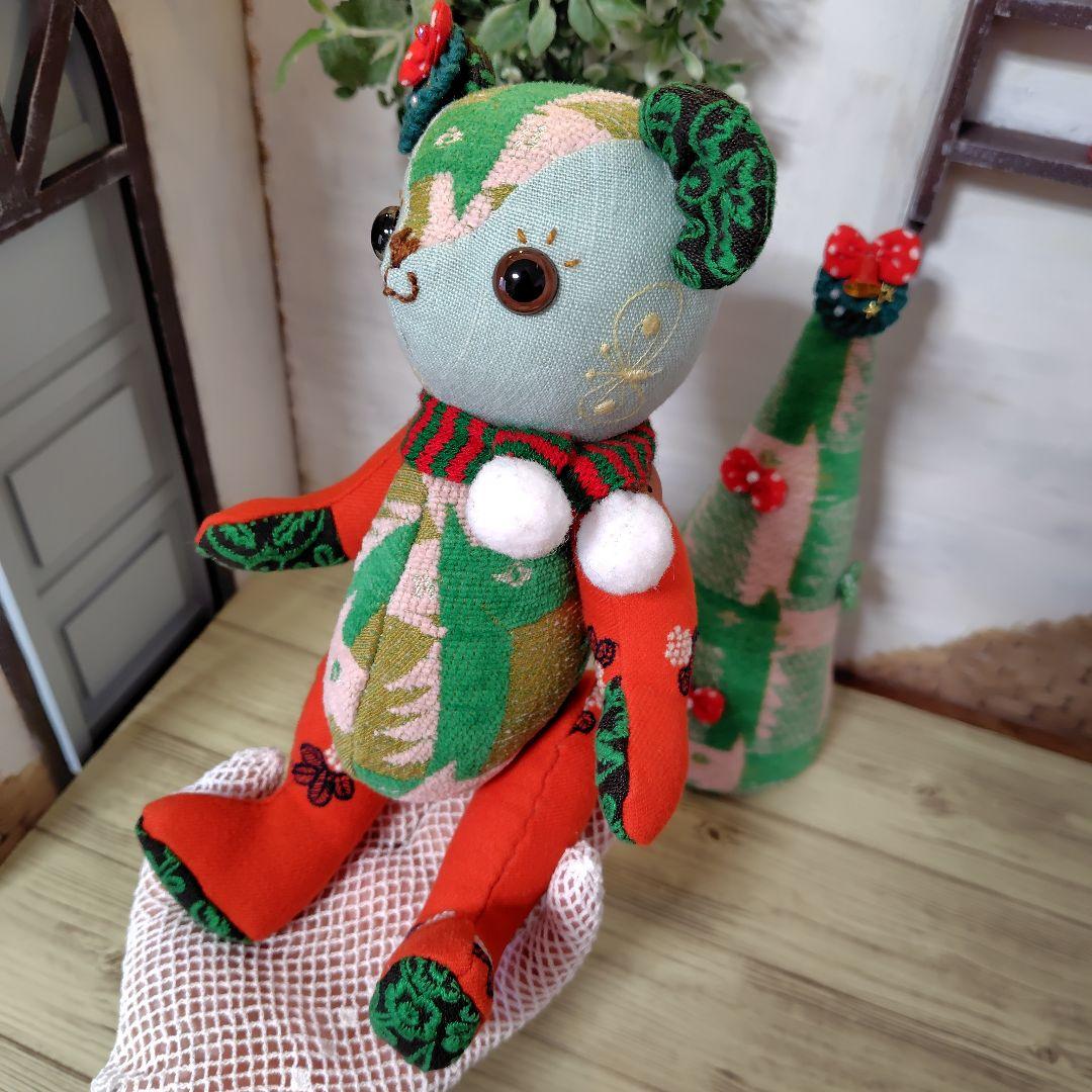 ミナペルホネン＊ハンドメイド＊ぬいぐるみ＊テディベア＊73