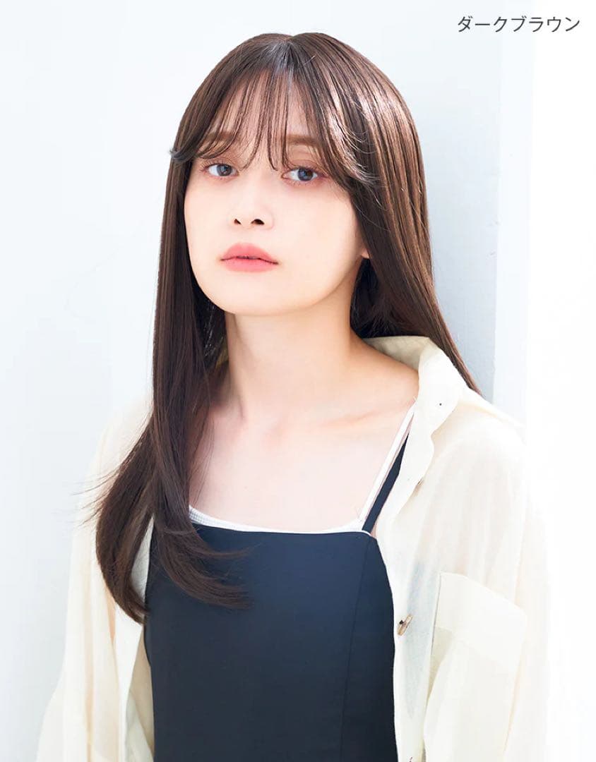 リネアストリア　天使のコフレウィッグ　ダークブラウン　専用シャンプー付