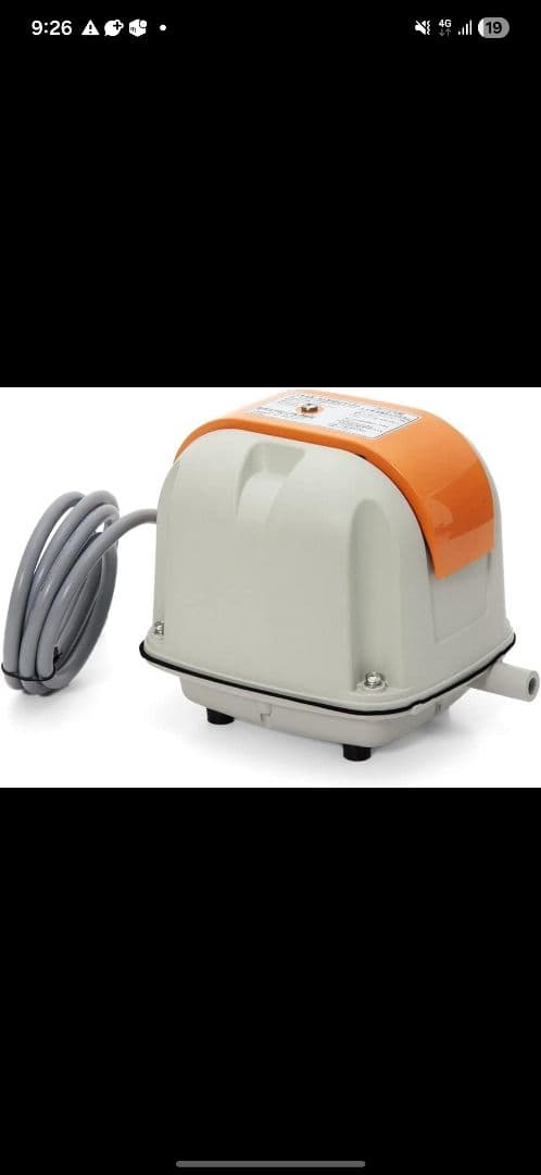 浄化槽ブロワー　AP-40P　安永エアポンプ