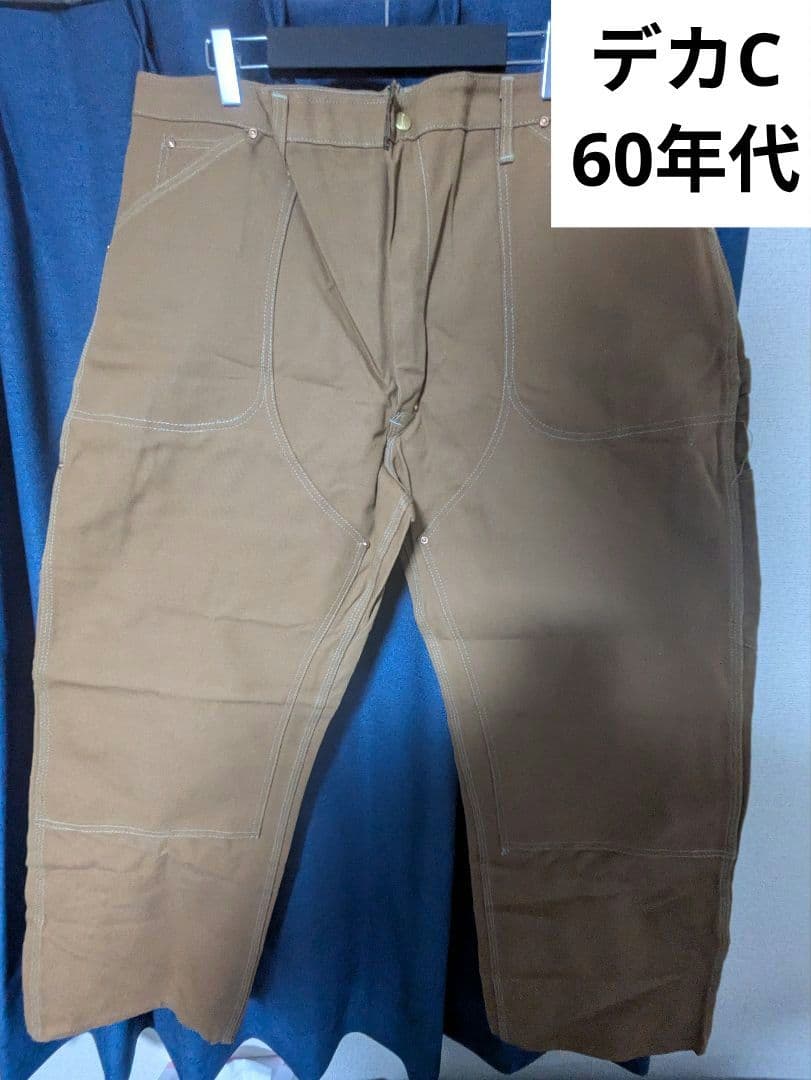 カーハート carhartt ダブルニー ペインター デッドストック？ 60年代