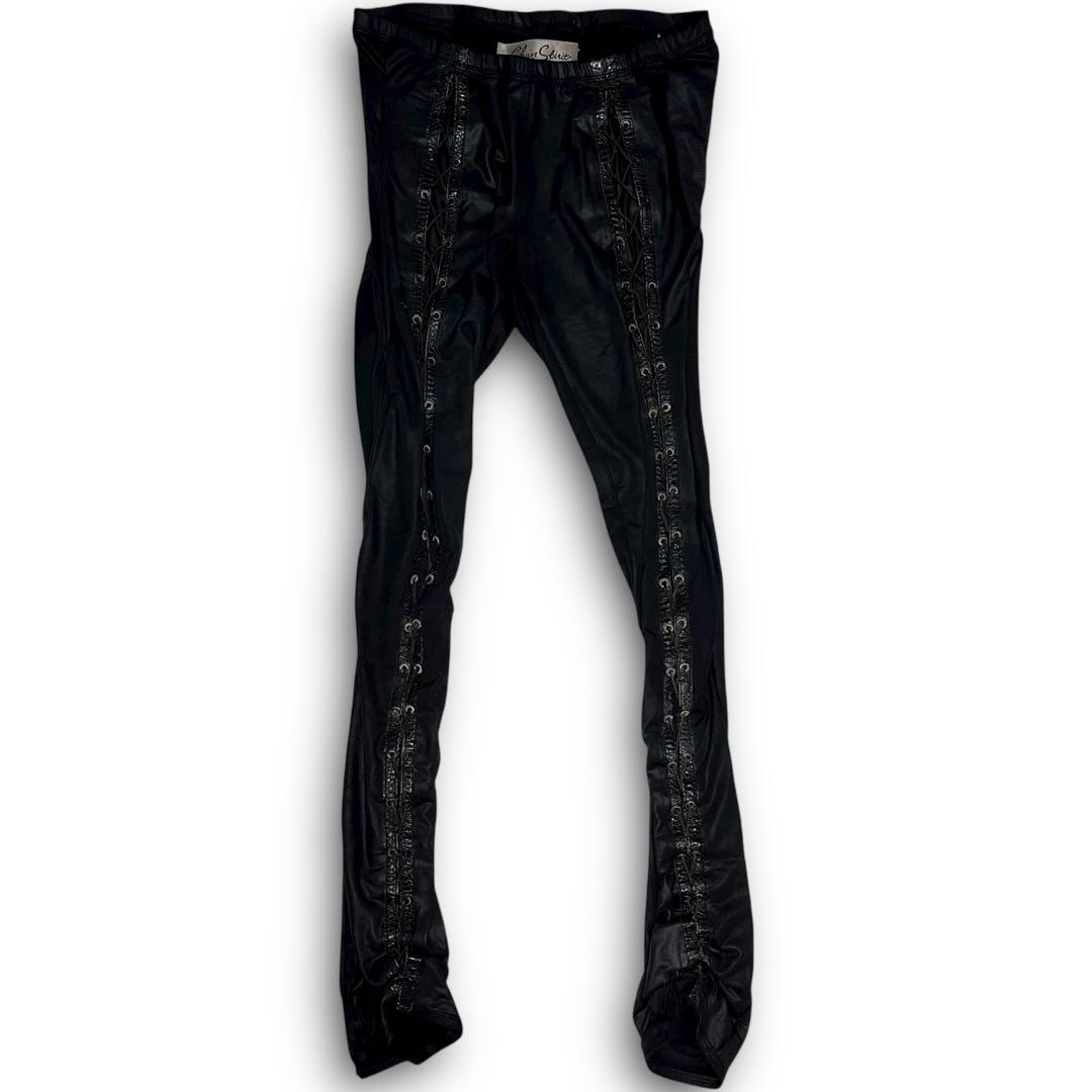 レッグウェア SHARE SPIRIT Lace up python leggings