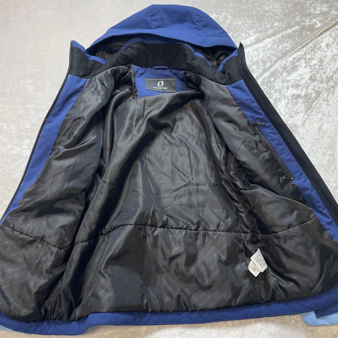 ま*と様 オンヨネ　スキーウェア　水色　ネイビー　パンツ　ジャケット　セット　上