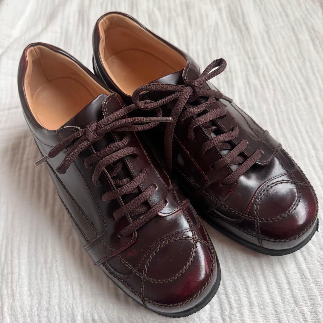 美品☆BENESU/ベネシュ/ブラウン/レディース/ドレスシューズ/レザー/24