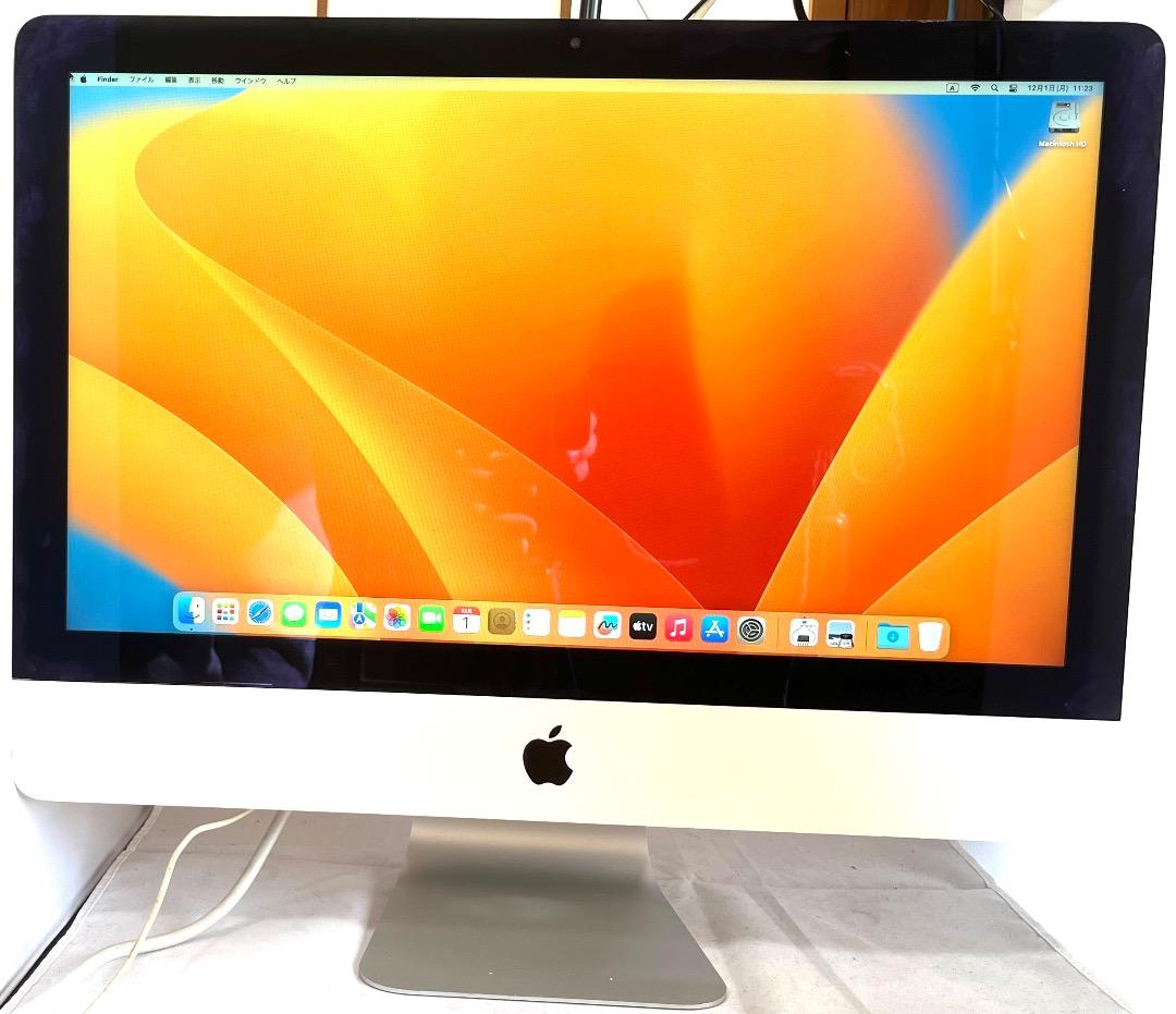 iMac （Late 2015） 21.5型 SSD換装 Venturaで稼働