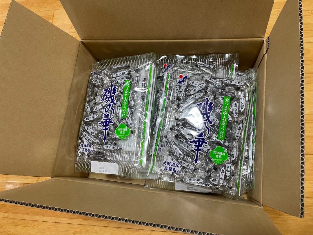 食物繊維豊富！おつまみ．お茶うけに　磯の華ポックス 250g×10袋豪華セット