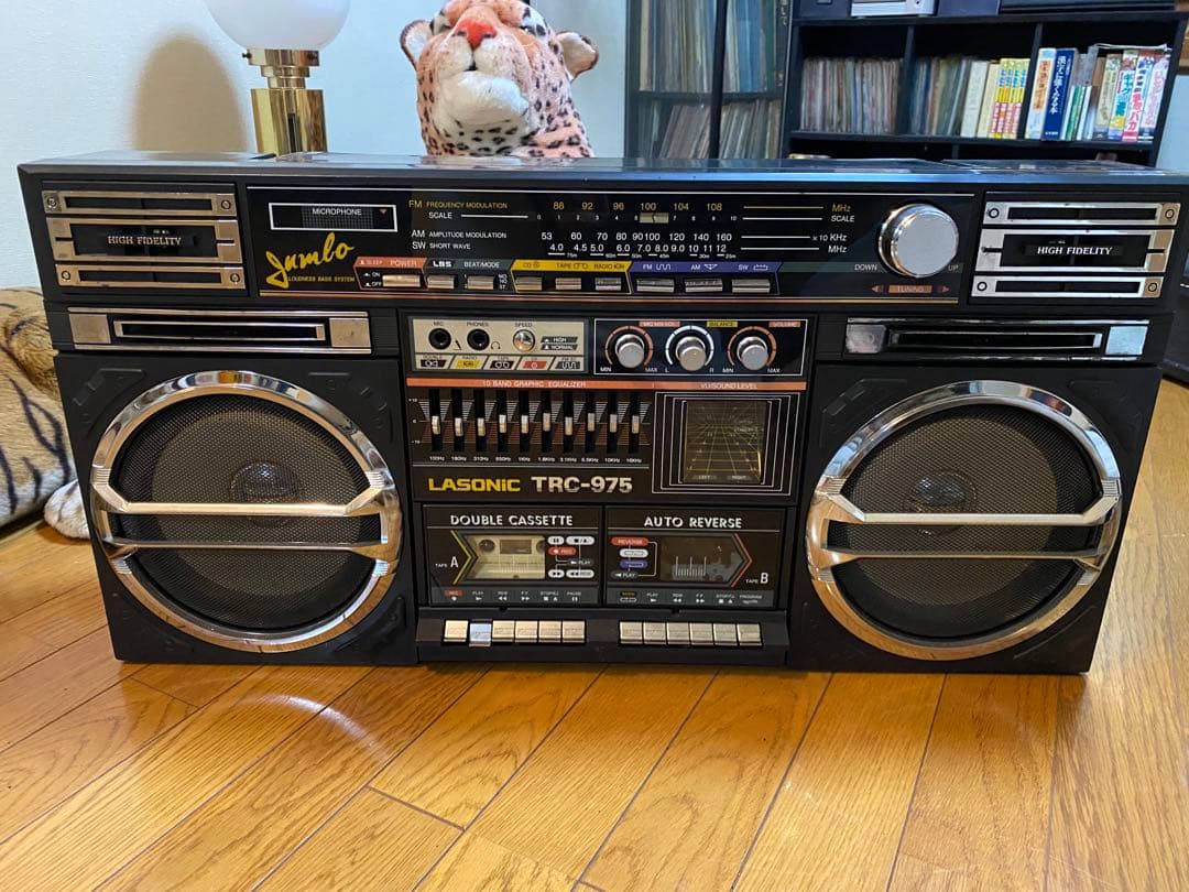 D*R様 稀少‼️昭和　歩行者天国　大型ダブルラジカセ　Lasonic TRC-