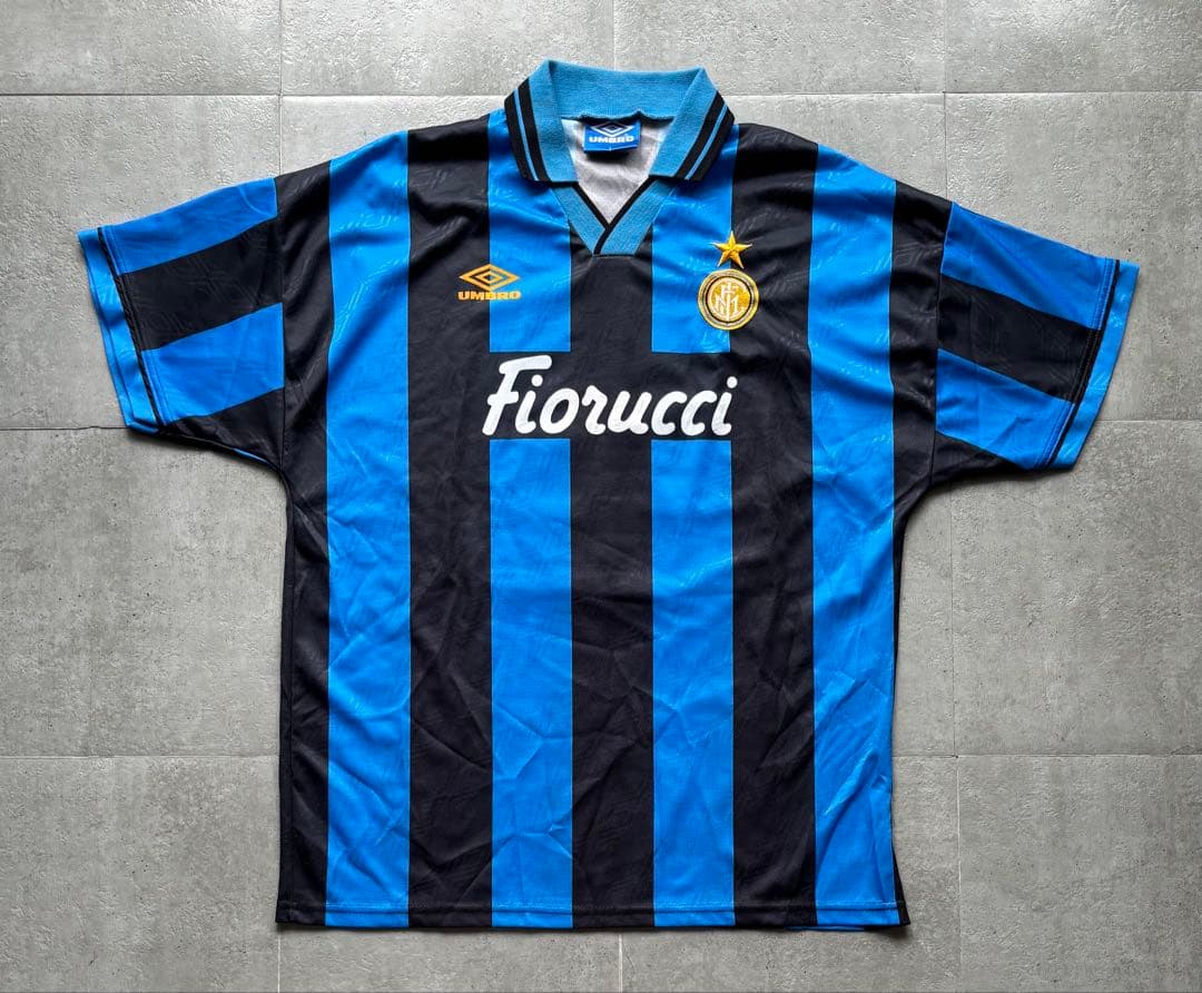 93-94 インテルミラノ　アンブロ　ユニフォーム　正規品　No.5 当時物