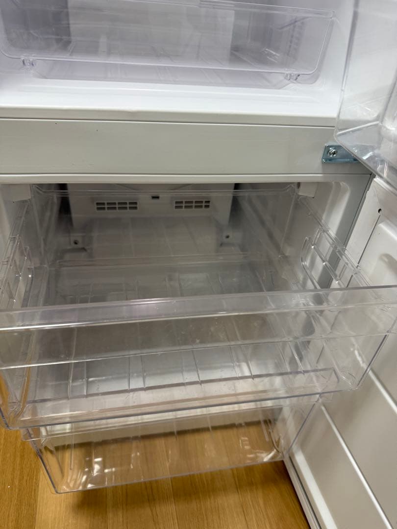 ホワイト冷蔵庫 上下二段式